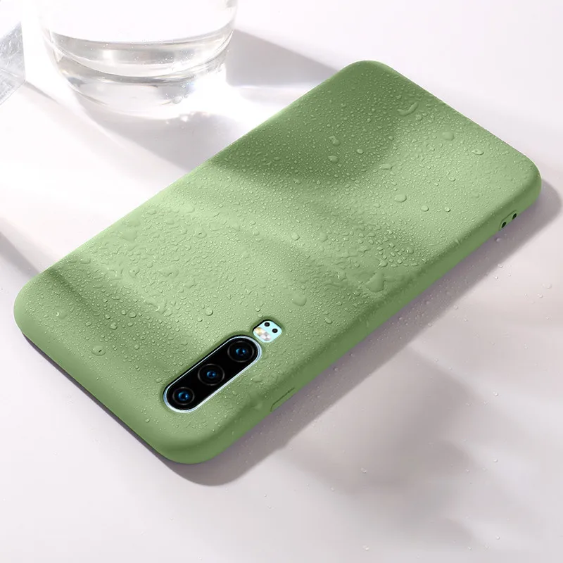 For Huawei P20 lite Case Shockproof Liquid Silicone Case For Huawei P20 L ite Lte Pro P Smart Z Case Cover - Цвет: Green