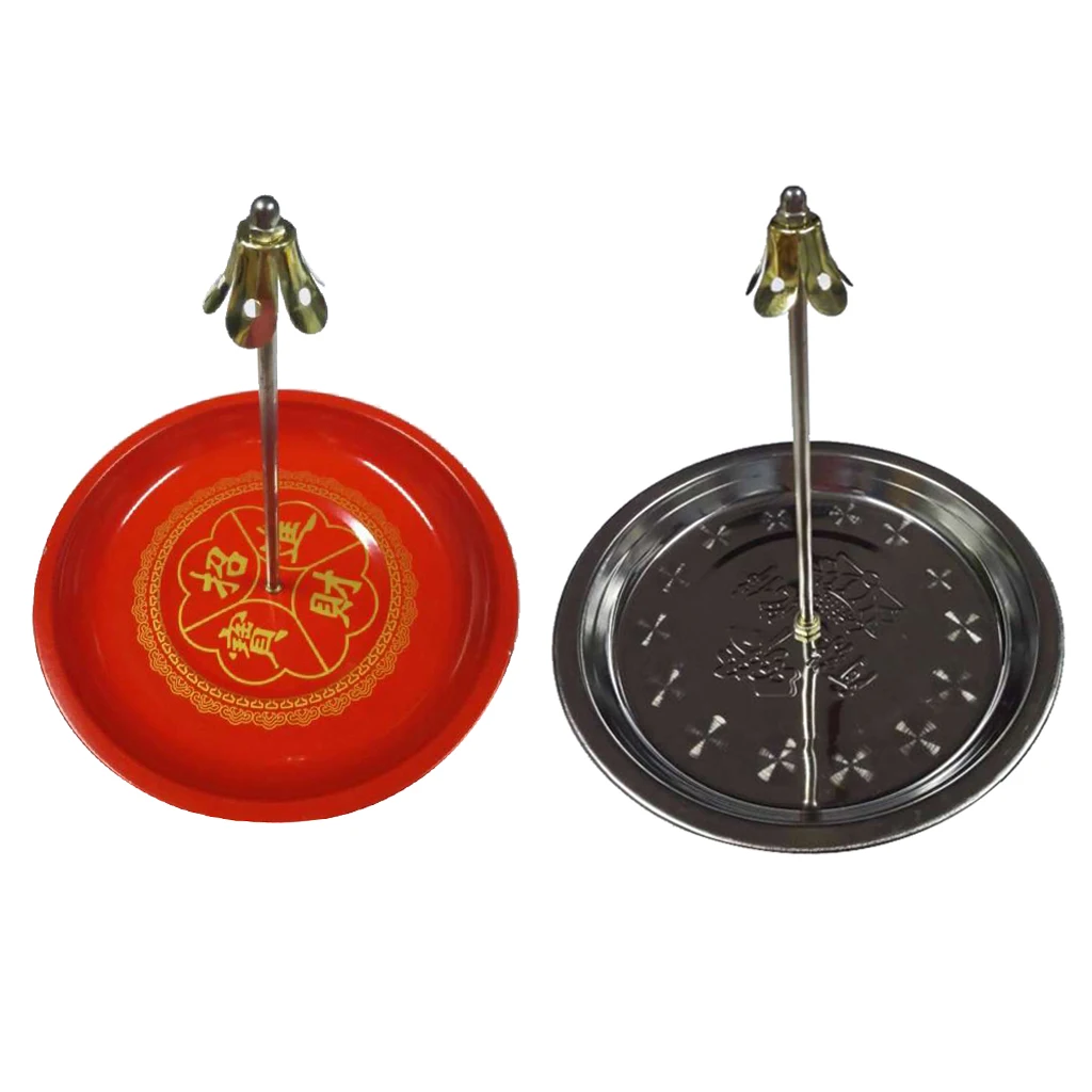 2 Sizes Included Adjustable Incense Holder Burner Plate For Sandal Spiral Coil Incense
