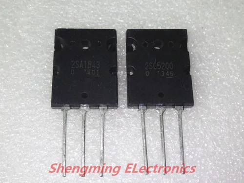 

5pairs 2SA1943 A1943 + 2SC5200 C5200 transistor 100% Original 10pcs.