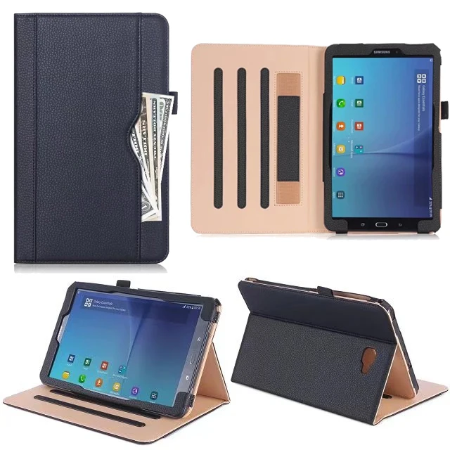 Бизнес стиль Роскошный чехол для Galaxy Tab 10.1 T580 t585 Tablet Samsung sm-t580 sm-t585 откидная крышка |