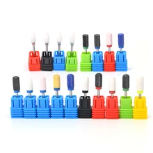 Керамический из нержавеющей стали дрель для ногтей сверла поворотные маникюрные машины аксессуары для педикюра фрезы Фрезы для ногтей фрезы инструменты