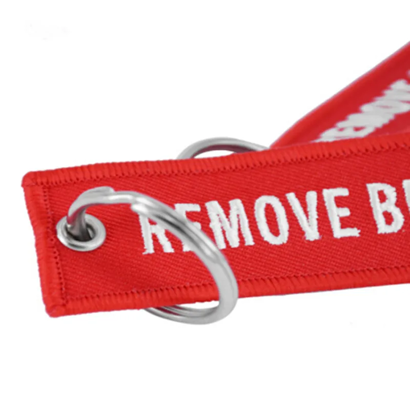 MELIFE Remove Before Flight Outdoor Climbing accessories Embroidery Keychain Aviation OEM Key Chain Safety Tag Key Fob 5 PCS/LOT MELIFE Remove Before Flight Outdoor Climbing accessories Embroidery Keychain Aviation OEM Key Chain Safety Tag Key Fob 5 PCS/LOT