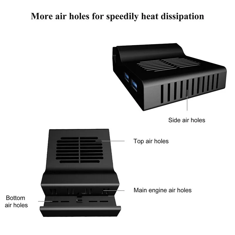 Portable HDMI TV Replacement Dock Cooling Stand Base Case For Nintend Switch DIY Heatsink Cooling Dock For NS Switch (4)