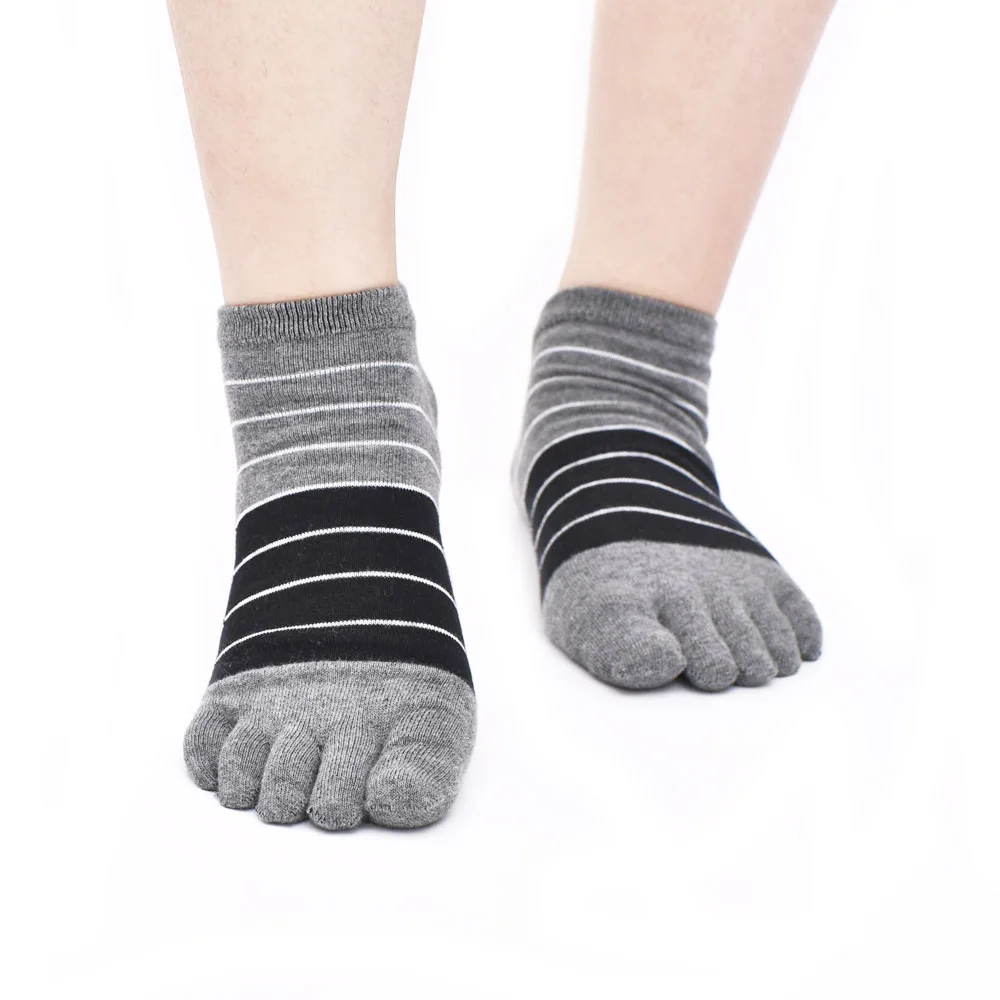 5 Pairs/1lot Fashion Mens Sock Breathable Casual Ankle Five Fingers