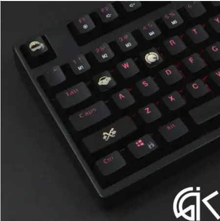 4 шт./компл. keysets подсветка OW ключ Шапки из АБС-пластика с гравировкой клавиши блеск-через для патруля gamer механическая клавиатура ANSI черный - Цвет: LUCIO