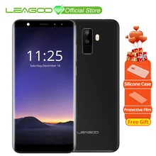 LEAGOO M9 3G Smartphone 5.5" 18:9 Full Screen Four-Cams Android 7.0 MT6580A Quad Core 2GB+16GB 2850mAh Fingerprint Mobile Phone(China)
