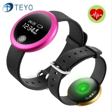 Teyo Smartband S6 Heart Rate Monitor Шагомер Водонепроницаемый Погода Будильник Pulsera Inteligente Спорт Браслет Для Android IOS