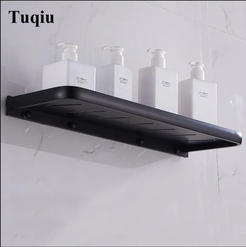 Günstige Schwarz Badezimmer Zubehör Set Raum Aluminium Bad Hardware Sets Handtuch Rack, Papier halter Wc Pinsel Halter Robe Haken