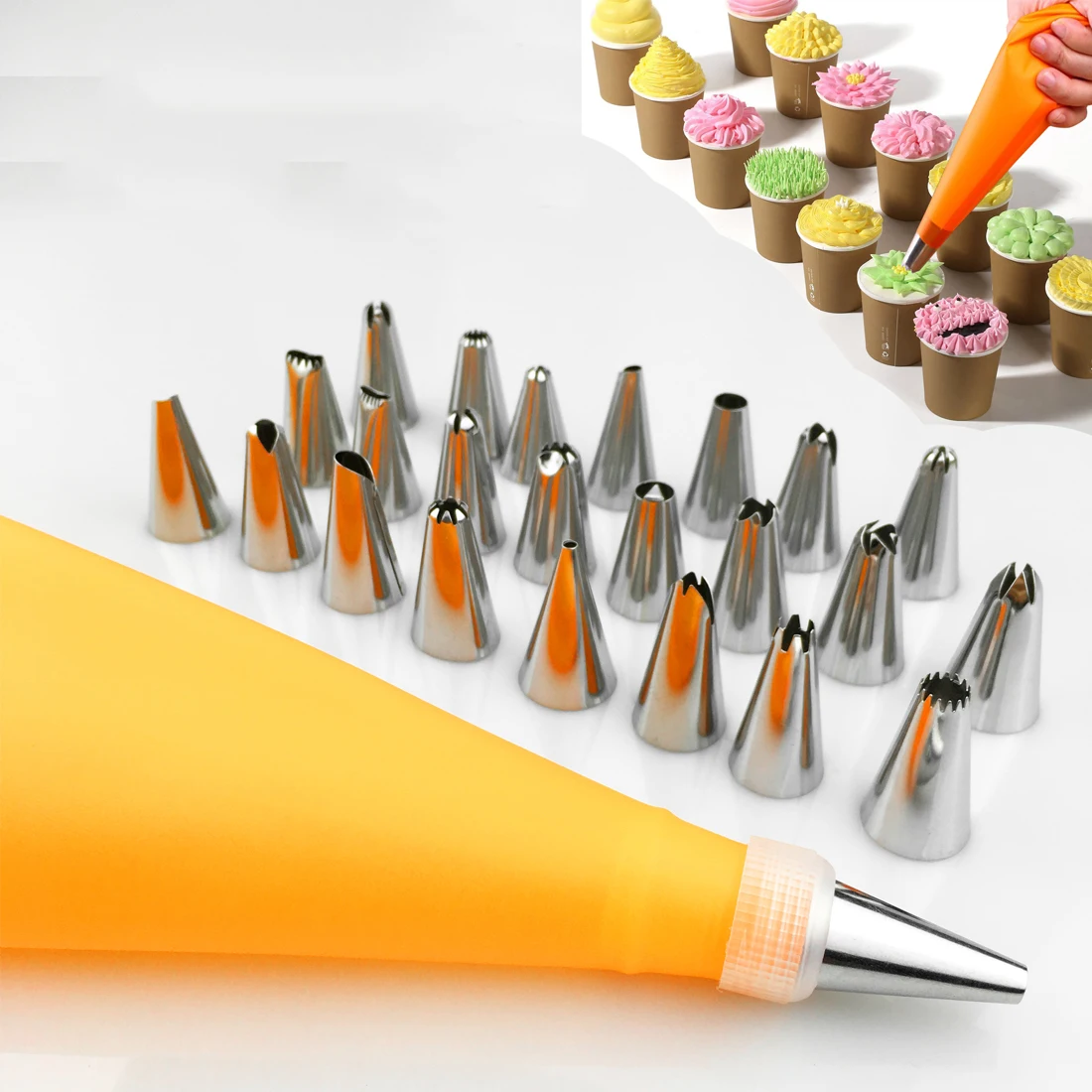 Набор наконечников для украшения торта 24 шт.|cake decorating tips set|decorating tip settip set |