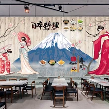 Beibehang пользовательские моды декоративная живопись Японская еда суши Ресторан питание оснастки задний план обои папье peint