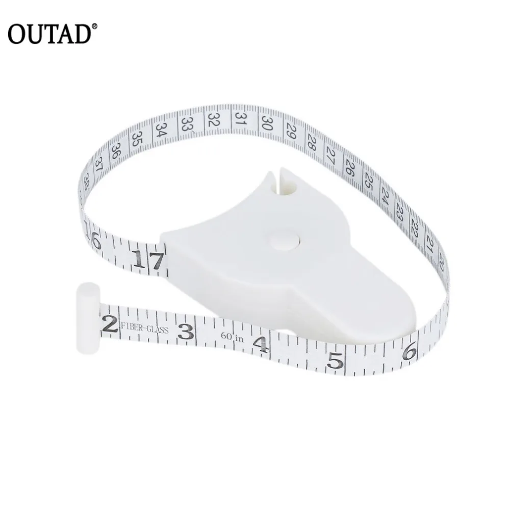 OUTAD 150cm/60 Inch Fitness Tape Measure Accurate Body Waist Chest Arms