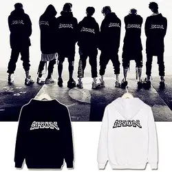 Новый Kpop IKON New KIDS начать концерт альбом же Корейская версия Осень-зима Для женщин пуловер с капюшоном с длинным рукавом с капюшоном со шляпой