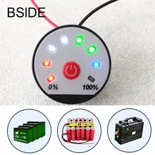 8-65 в универсальный ЖК-дисплей автомобиля свинцово-кислотная литиевая батарея индикатор емкости Цифровой вольтметр тестер напряжения JS-8T