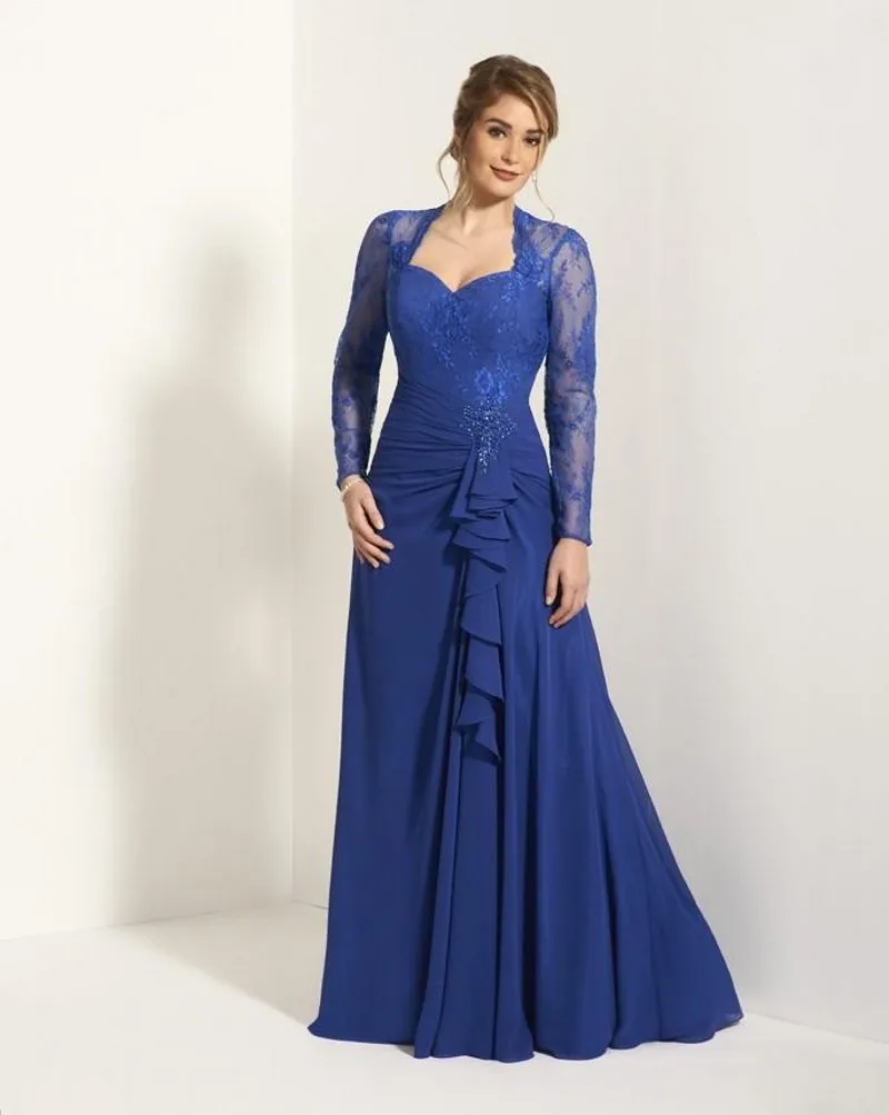 A-Line-See-Through-Long-Sleeve-Appliques-Lace-Mother-of-the-Bride-Dresses-Long-Chiffon-Mother