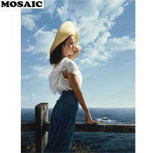 На заказ фото Бриллиантовая вышивка Фэнтези для женщин Diy Алмазная роспись алмазной мозайкой полностью круглое сверло Алмазная картина любовь подарок