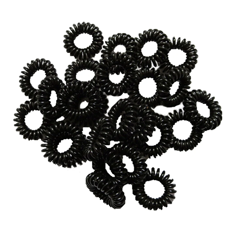 

10 piece/lot Cute Girls Elastic Hair Bands Telephone Line Ponytail Holder Women Hairband Ladies Hair Accessories