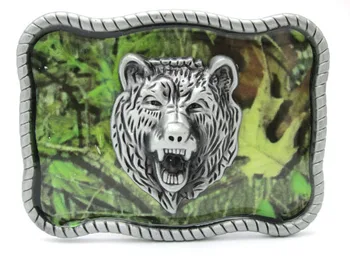 

Camouflage Wolf Belt Buckle