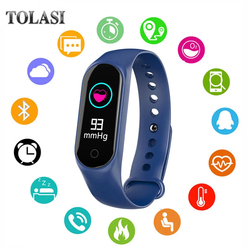 

M3Plus 3D Dynamic Bluetooth Smart Band Watch Color Screen IP67 Waterproof Heart Rate Activity Fitness Smart Bracelet