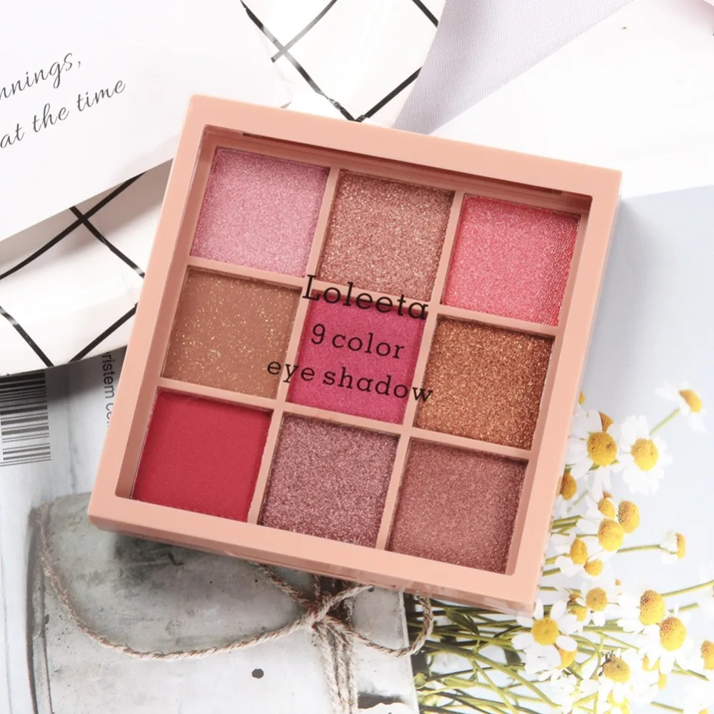 Eyeshadow Palette Long-lasting Shiny Anti-water Smudge-proof Shimmer Matte Eye Shadow Cosmetic