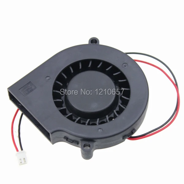 2PCS LOT Gdstime DC 12V 2Pin 7515s 75x15mm Cooling Cooler Blower Fan