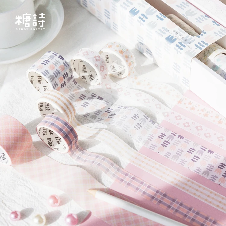 60 шт./лот серия half sugar theory декоративная Маскировочная лента washi tape|Офисный скотч| |