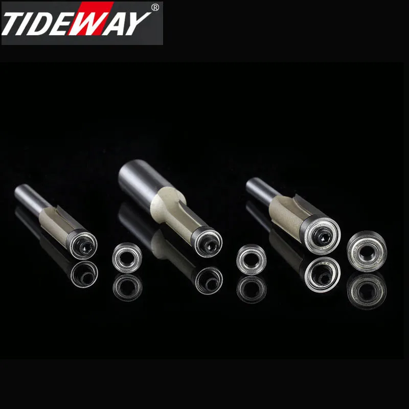 Подшипник TIDEWAY из стали для деревообработки Обрезной бит 1/4 1/2 подшипник прямого