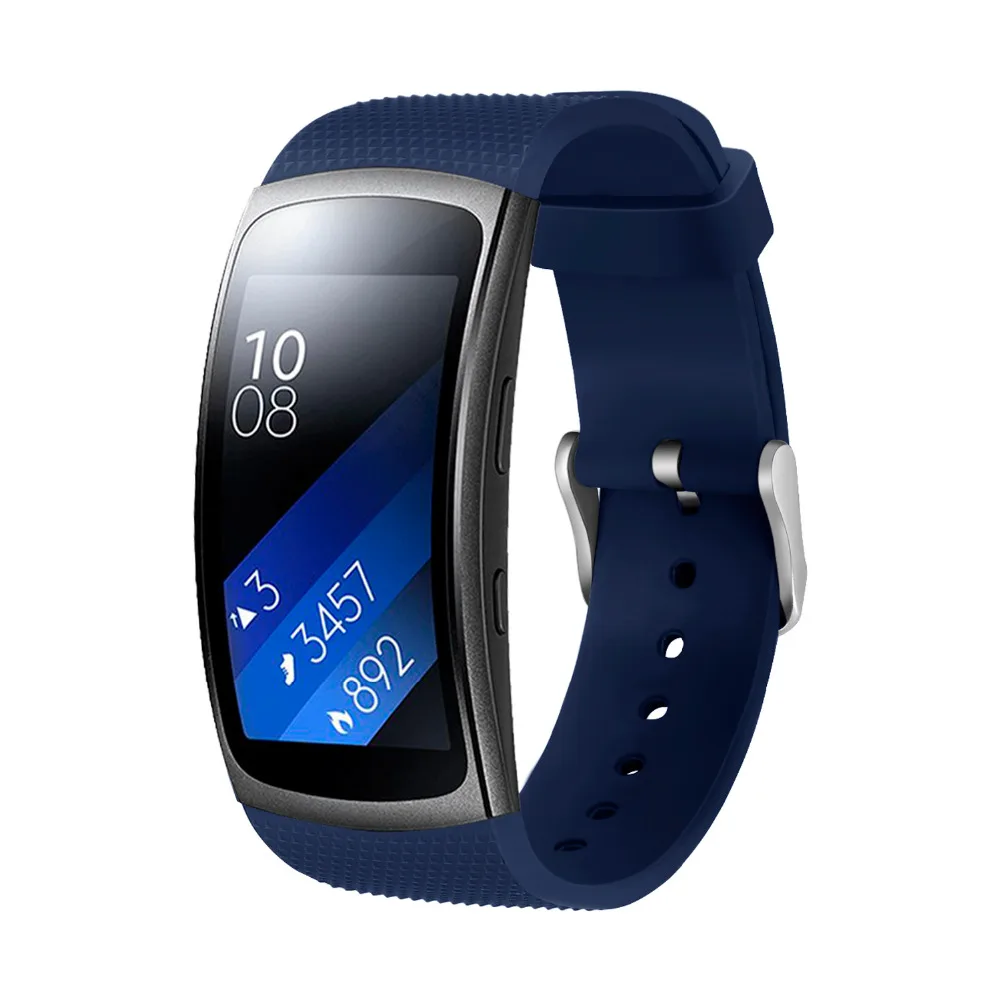 Ремешок силиконовый для Samsung Gear Fit 2 Pro/Fit band сменный Браслет смарт часов Fit2 Pro/Fit2