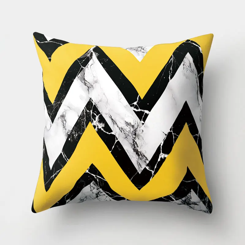 Geometric Printed Pillow Case Cover Square Decorative pillow set 45cm*45cm Polyester Pillowcase Home Decorative zara*women 1pcs