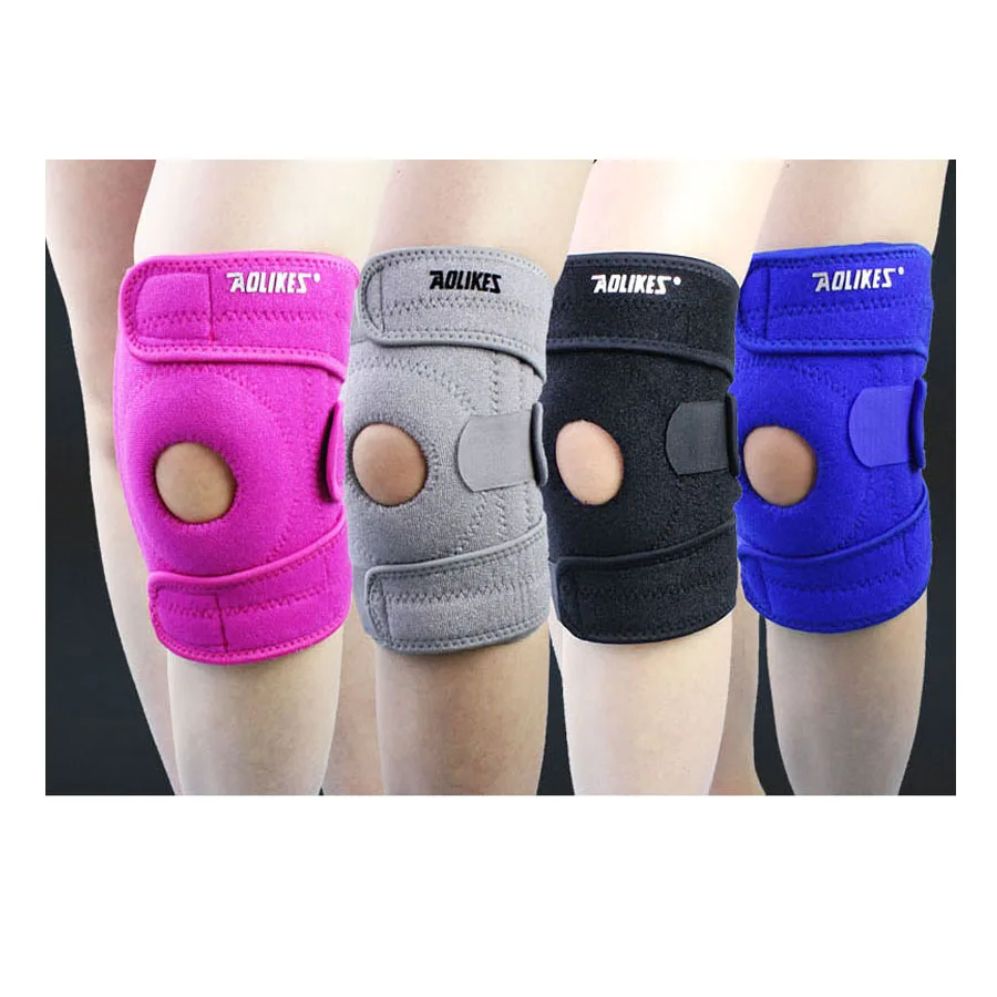 2Pcs Spring Support Sports Knee Pads Basketball Volleyball Tennis Leg