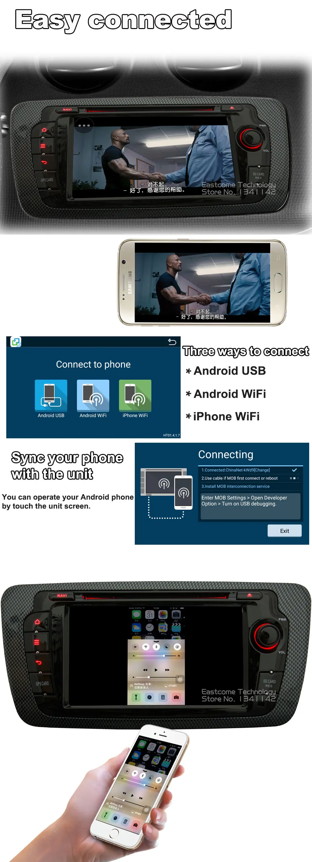 Top Octa Core 2 Din Android 6.01 Car DVD Automotivo For Seat Ibiza 2009 2010 2011 2012 2013 2014 With GPS Radio Rear View Camera 12