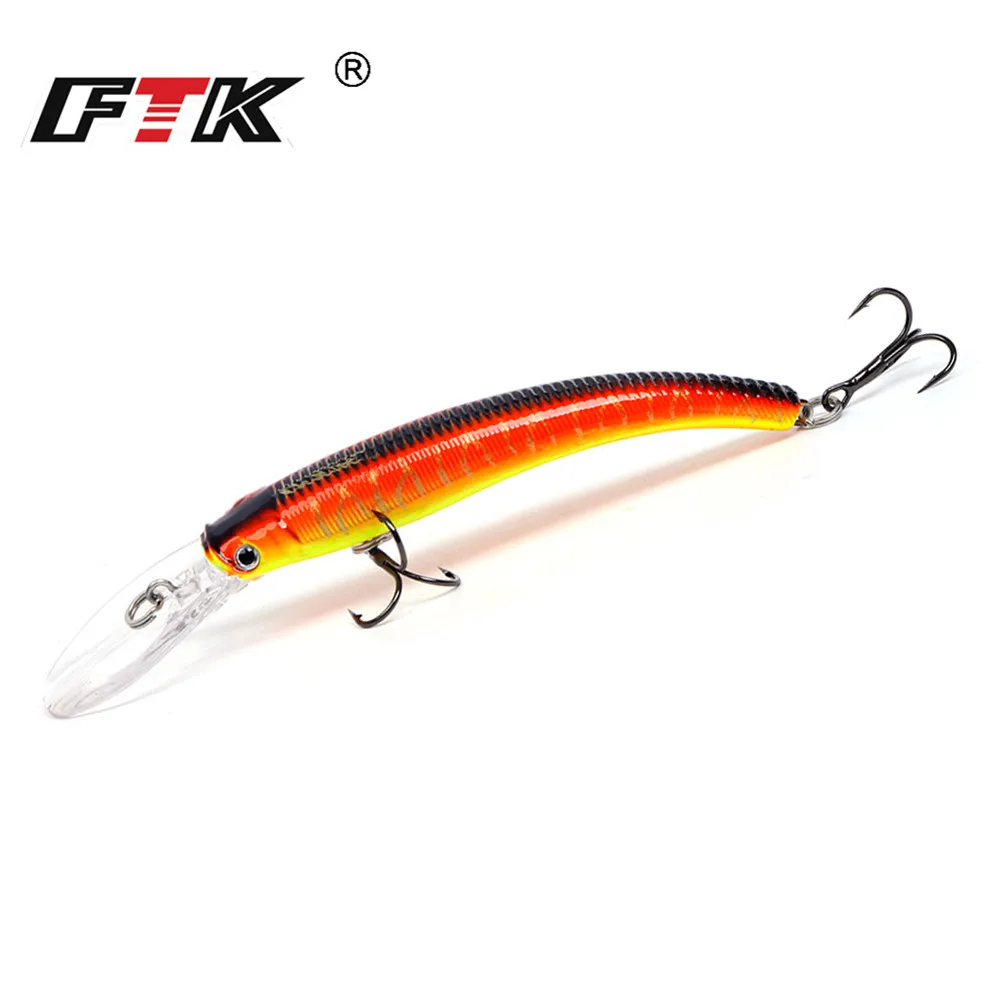 

FTK 7.5g Floating Minnow Hard Fishing Lure Twitching Wobbers Swimbait 8.5cm 3D eye Artificial Fishing Bait Jerkbait Crankbait