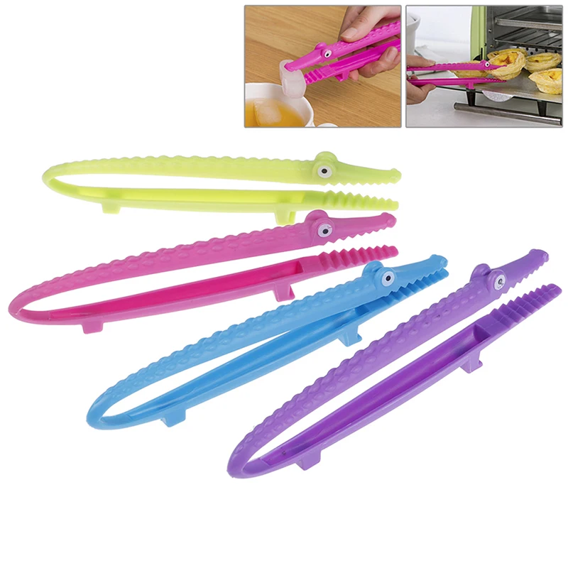 

1PC Silicone Cooking Kitchen Tongs Food BBQ Salad Bacon Steak Bread Clip Clamp Tools Bakeware Baking & Pastry Tools Clamp