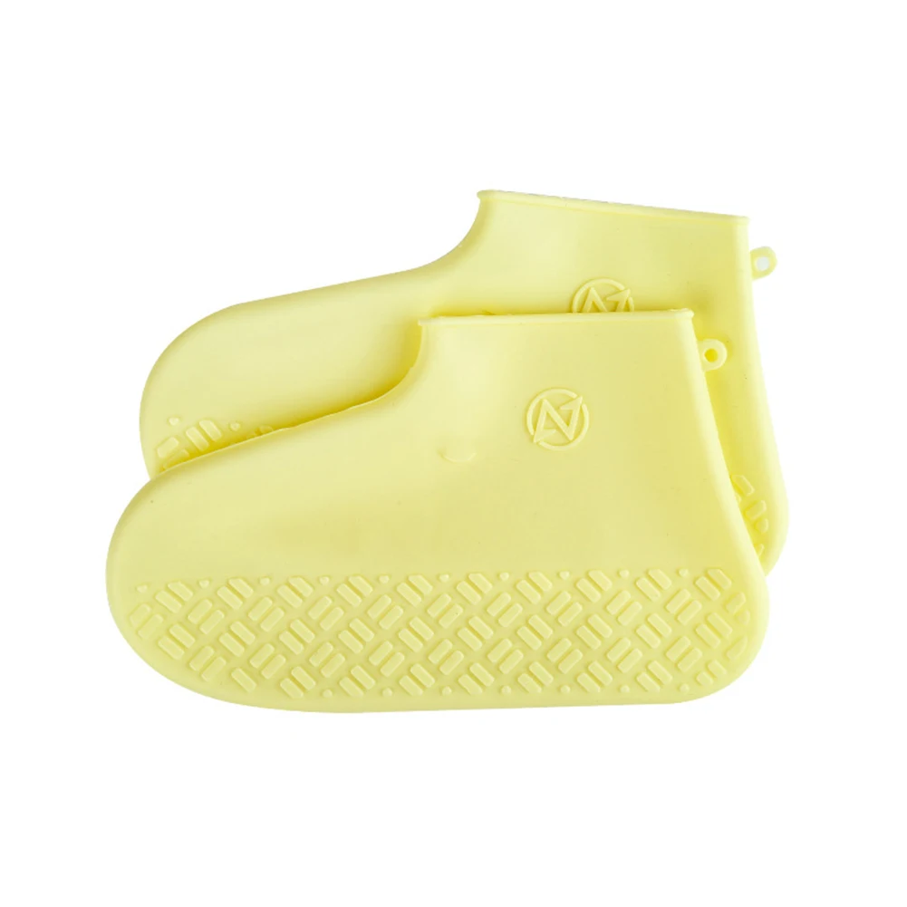 

Rain Boots Outdoor Rainproof Travel Reusable Rainy Days Waterproof Elastic Silicone Non Slip Shoe Covers Foldable Solid Footwear
