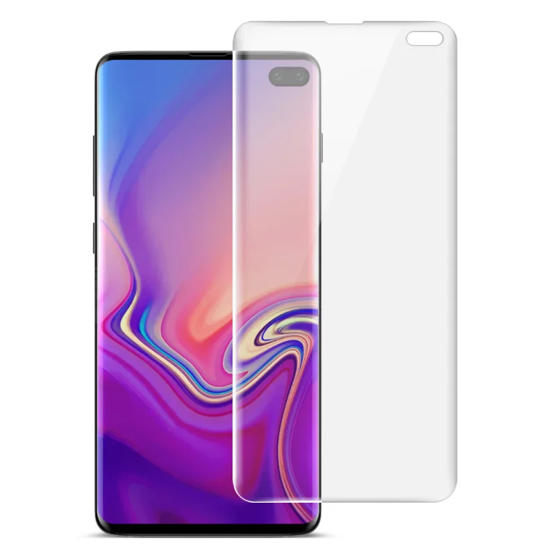 Imak ультразвуковая разблокировка пленка для samsung Galaxy S10 Plus Защитная Прозрачная Гидрогелевая пленка