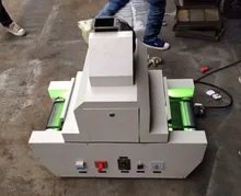 belt width 200mm 1 lamp 2kw 1 220V/50HZ small uv machine with extra 1 uv lamp