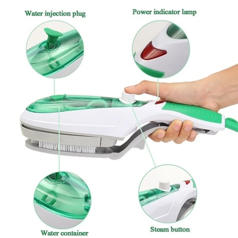 Мини паровые утюги Портативный электрический ручной отпариватель для дома путешествия бытовой одежда для уборки кисточки тефлон Pla