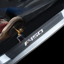 Автомобильные наклейки s и Переводные картинки виниловые наклейки из углеродного волокна для автомобильных порогов защитная накладка для FORD F-150 автомобильные аксессуары