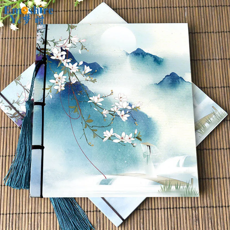 

Note book Manufacturers Chinese Notebook Retro Creative Stationery Custom Wholesale Paper Book Diary Notepad N049