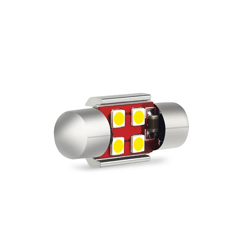 OXILAM 4 шт. Canbus C5W светодиодный 3030 SMD гирлянда 31 мм 36 мм 41 мм 42 мм купольный светильник для чтения лампа для салона автомобиля светильник ing 12 в 6000 К Белый