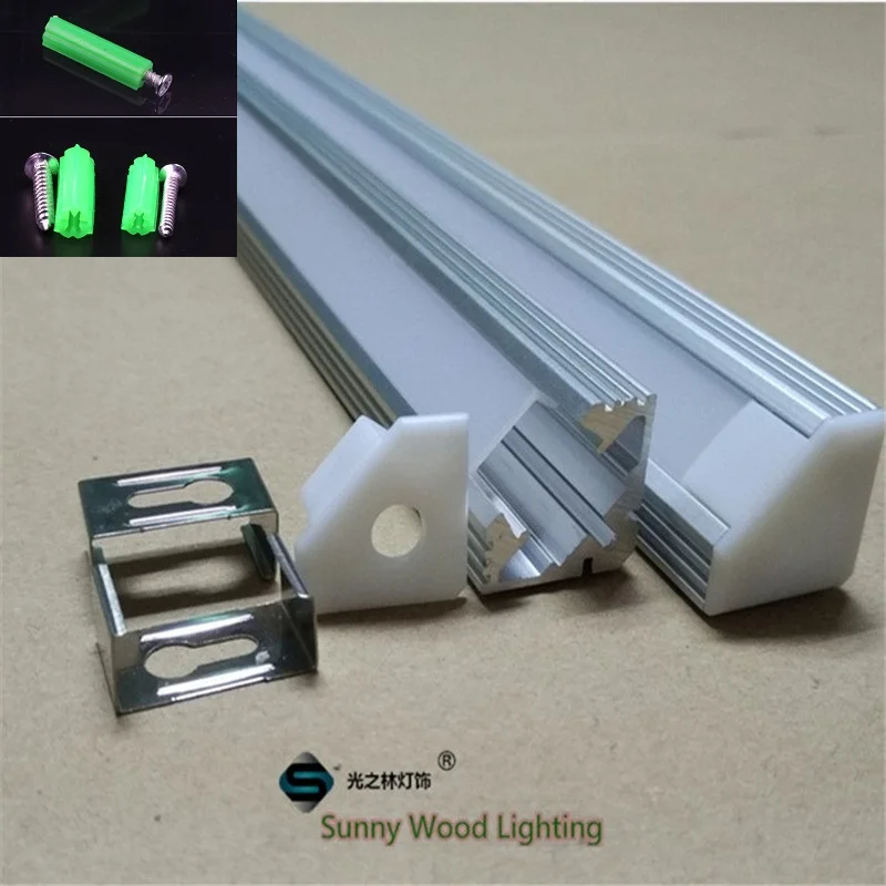 Lights & Lighting 530pcs 100cm V Shape Led Aluminium Corner