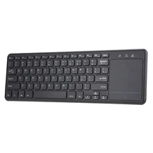 Mini 2 4G Wireless Keyboard Touchpad Multi touch Ultra slim with USB Receiver for font b