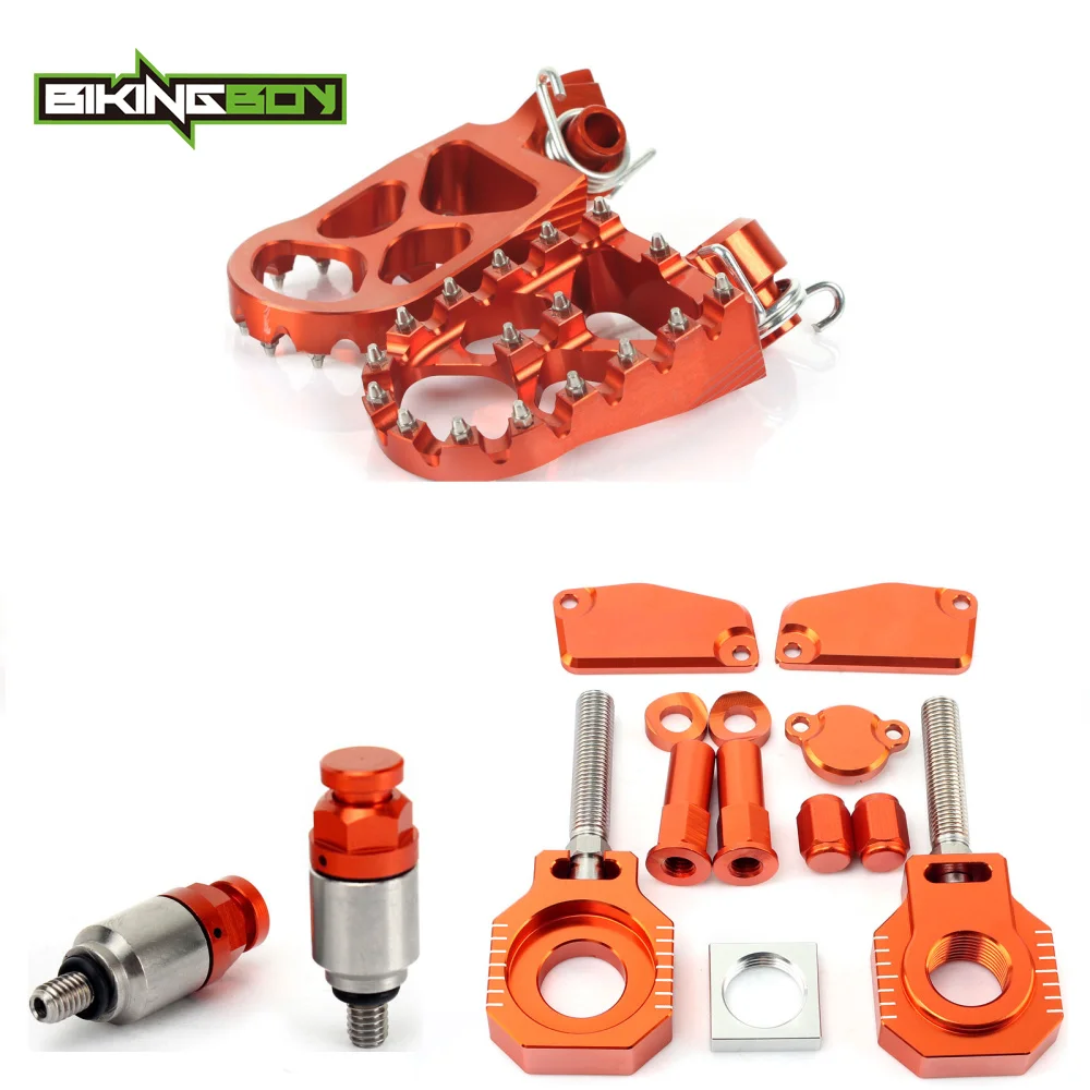 BIKINGBOY подножки cnc декоративные комплекты M4X0.7 вилка сброса воздуха