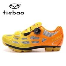 TIEBAO Профессиональный MTB горный велосипед обувь дышащая обувь для велоспорта быстрая ручка настройки шнурки спортивная обувь для мужчин и женщин