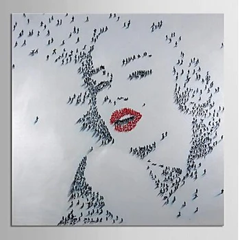 

Free Shipping Modern Oil Painting Hand Painted Canvas Art People Marilyn Monroe Art Museum Quality Masterpiece