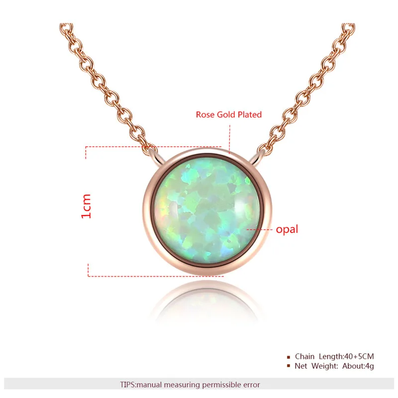 ROXI Vintage Opal каменные подвески, ожерелья Модные Роза Золотая цепочка-чокер Цепочки и ожерелья массивные Богемские ювелирные изделия для Для женщин ketting3