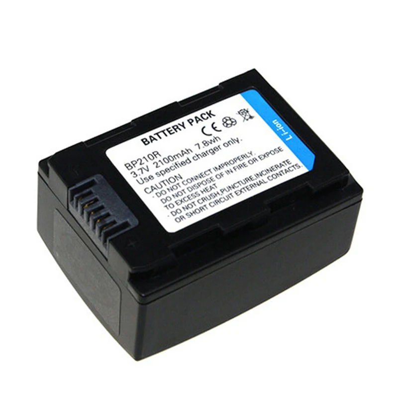 2100 мАч для SAMSUNG IA BP210R цифровых фотоаппаратов аккумулятор видеокамера BP105 HMX H200 H203