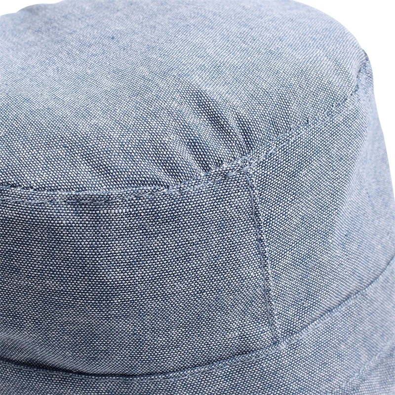 Flower Baby Girls Hat Summer Sun Cap For Girls Fashion Denim Kids Bucket Hat Sun Protect Hat With Strap Baby Girls Clothing 0-4Y (6)