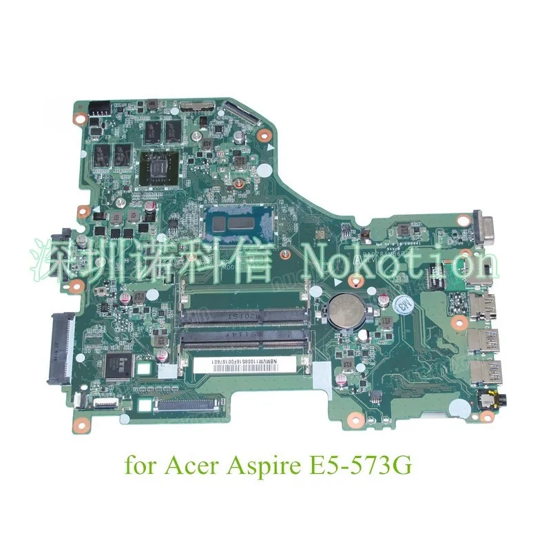 NOKOTION DA0ZRTMB6D0 REV D NBMVM11008 NB. MVM11.008 для acer aspire E5-573G материнская плата для ноутбука i7-5500U+ GeForce 940M