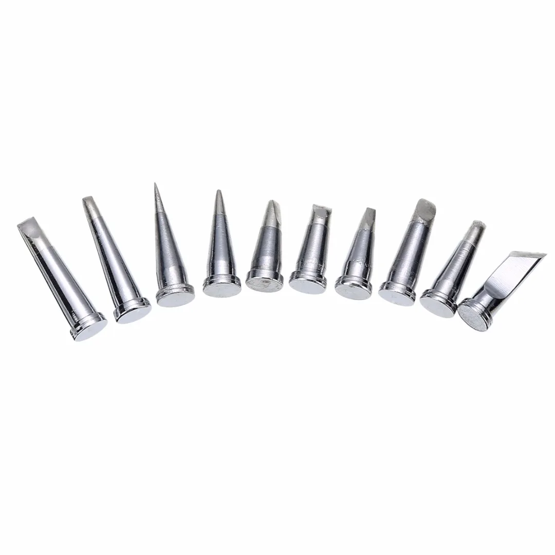 10pcs Solder Tip Set LTO/S/A/B/C/ L/M/ BB/CC/KN Soldering Iron Tips for Weller WSD81 WD1000 WSP80 WP80 Welding Accessories