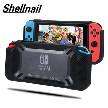 

Shellnail For Nintendo Switch Console TPU/Crystal PC Protective Cover Transparent Hard 3 Types Case For Nintend Shock Absorption